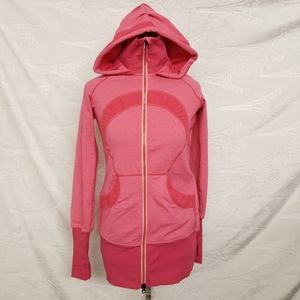 Lululemon Pink Hooded Sweater